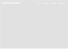 Tablet Screenshot of centrixsystems.com